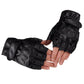 Half Finger Gloves PU Leather Men For Tactical Military Sports Cycling