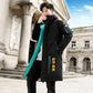 Mid-length Thick Warm Men's Padded Jacket Winter Trend Fashion Handsome Down Padded Jacket