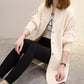 Spring and Autumn Mid-length Sweater Casual Loose Knit Top Fashion Cardigan Women's Jacket