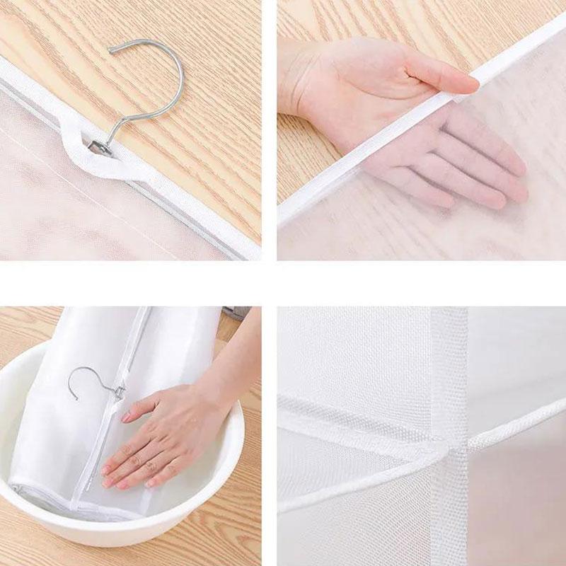 6/8 Pocket Bags Hanging Bags Handbags Wallets Storage Bags Double-sided Storage Artifacts Dustproof Suspension Punch-free Bags Wardrobe Storage Bags