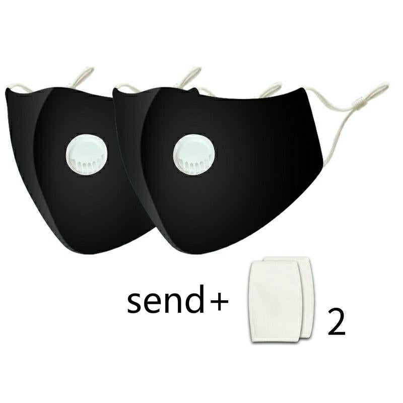 Exchangeable PM2.5 disposable filter pure cotton non-woven fabric dustproof and smog with valve mask