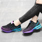 Women Walking Shoes Running Mesh Shoes Fashion Platform Slip-On Sneaker Air Cushion Gym Modern Dance Shoes