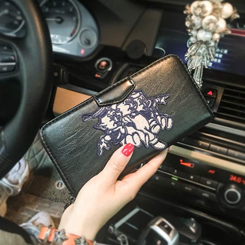 Business Long Wallet Men Women Anti-theft Multi-function Pig PU Wallet Card Package Clutch Coin Bag