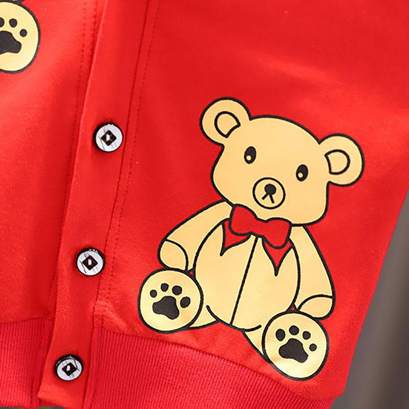 Boys and Girls Spring and Autumn Suits 1-5 Years Old Sweatshirt Shirt Suit Casual Suit Home Service Three-piece Sets