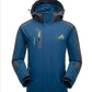 Men's Outdoor Hiking Clothes Windproof and Waterproof Hooded Jacket Soft Shell Warm Sportswear Camping Cycling Outdoor Windbreaker