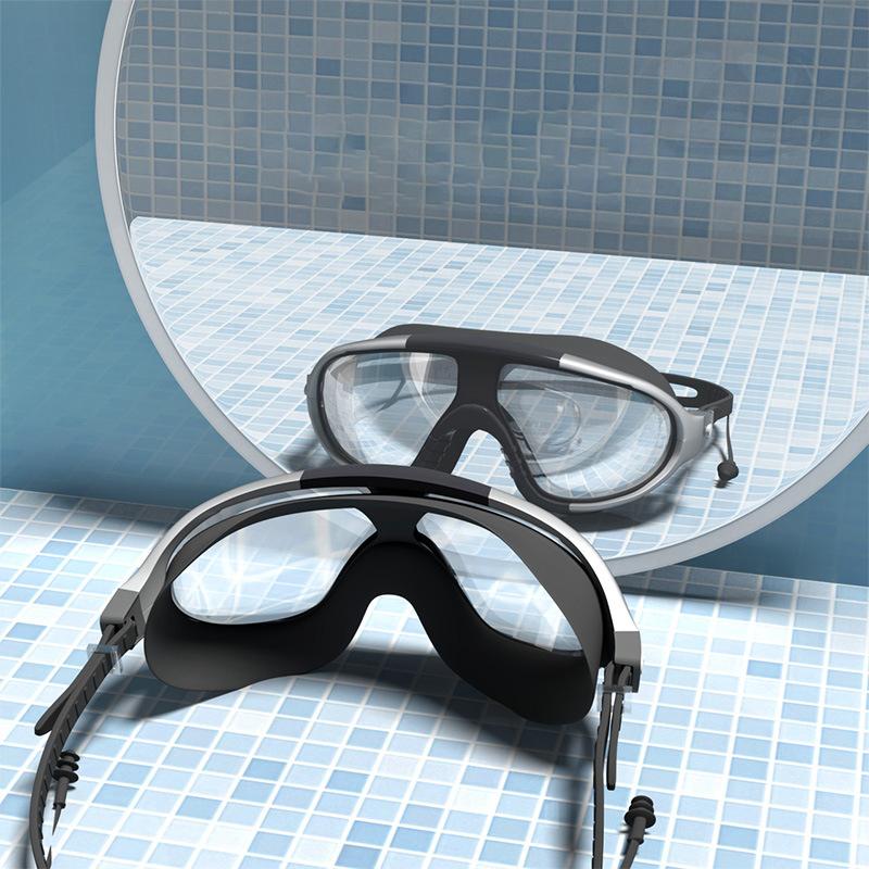 Snorkeling Mask, Anti-Fog Tempered Lens Glasses Goggles Underwater Mask Snorkeling Gear for Scuba Diving Snorkeling Freediving Swimming