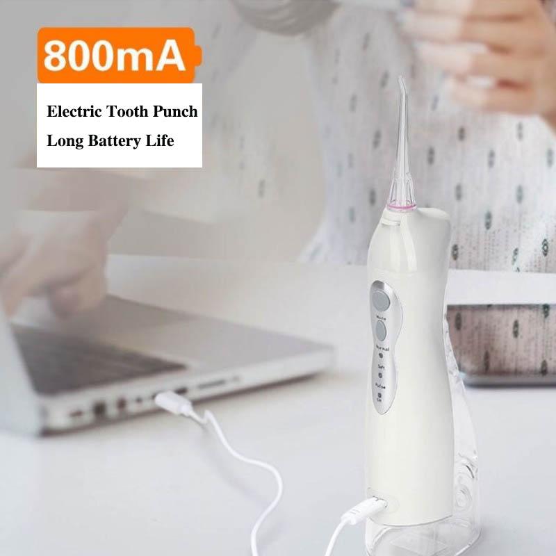 Electric Pulse Tooth Cleaner Portable Household Tooth Cleaner Tooth Cleaning Artifact Tooth Stains Dental Calculus and Tartar Smart Tooth Cleaner