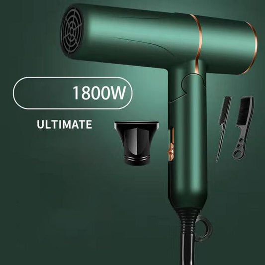 1800W High Power Hair Dryer Set Blu-ray Hair Care Hot/cold Hair Dryer Barber Equipment for Home Hair Salon