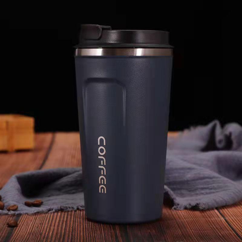 Keelorn 500ML Coffee Cup with Lid Seal Stainless Steel Vacuum Bottle Car Water Bottle Water Cup