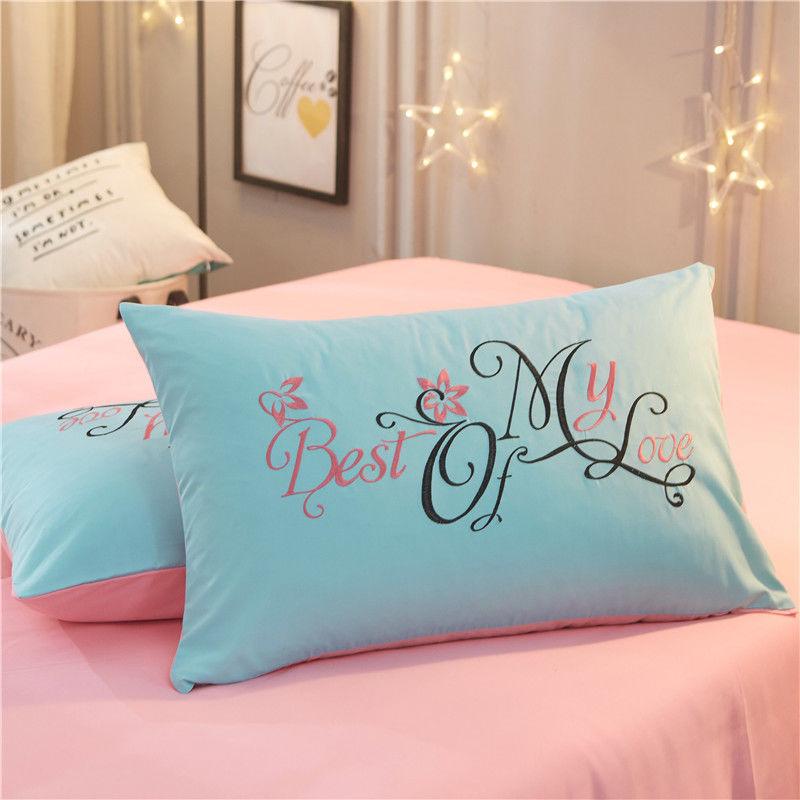 Four-piece Summer Bed Linen Bedding Girl Heart Quilt Cover Single Quilt Cover Student Dormitory Bed Set