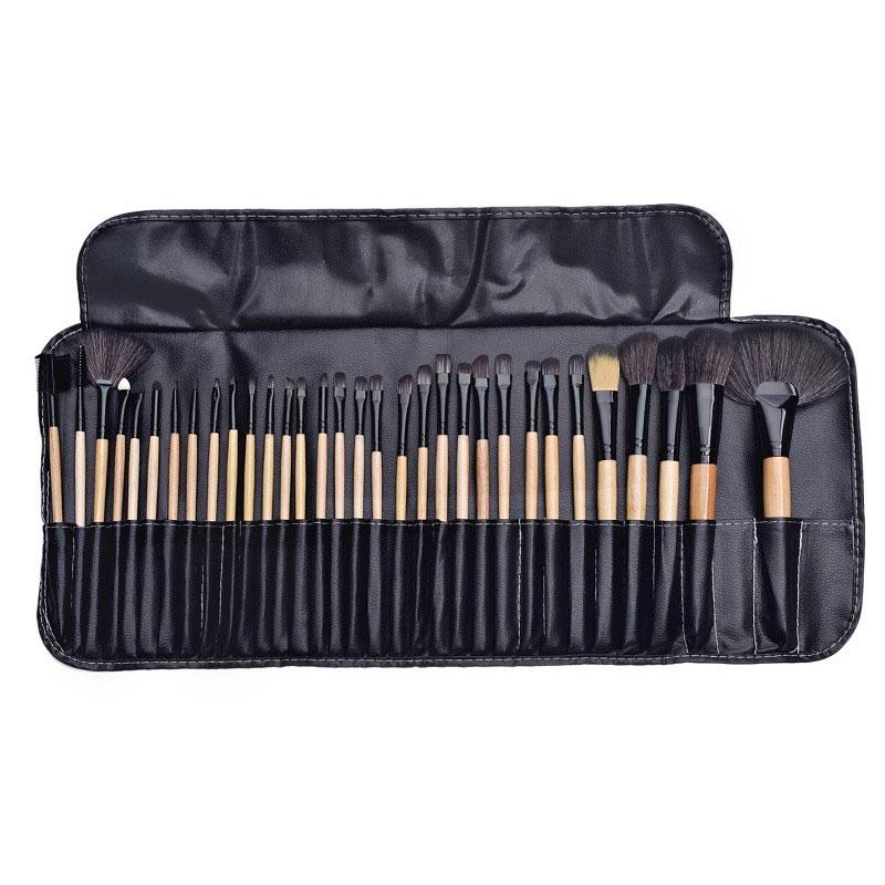 32Pcs Makeup Brush Set Pink Foundation Professional Make Up Brushes Set for Clean Tool Beauty Makeup