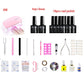 6W Mini UV nail Lamp 15ML Gel Nail Polish Set Manicure Set Nail Art  UV Varnish Tools Nail set