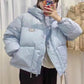 Korean Fashion All-match Casual Hooded Niche Down Jacket Women Short Thick Bread Jacket
