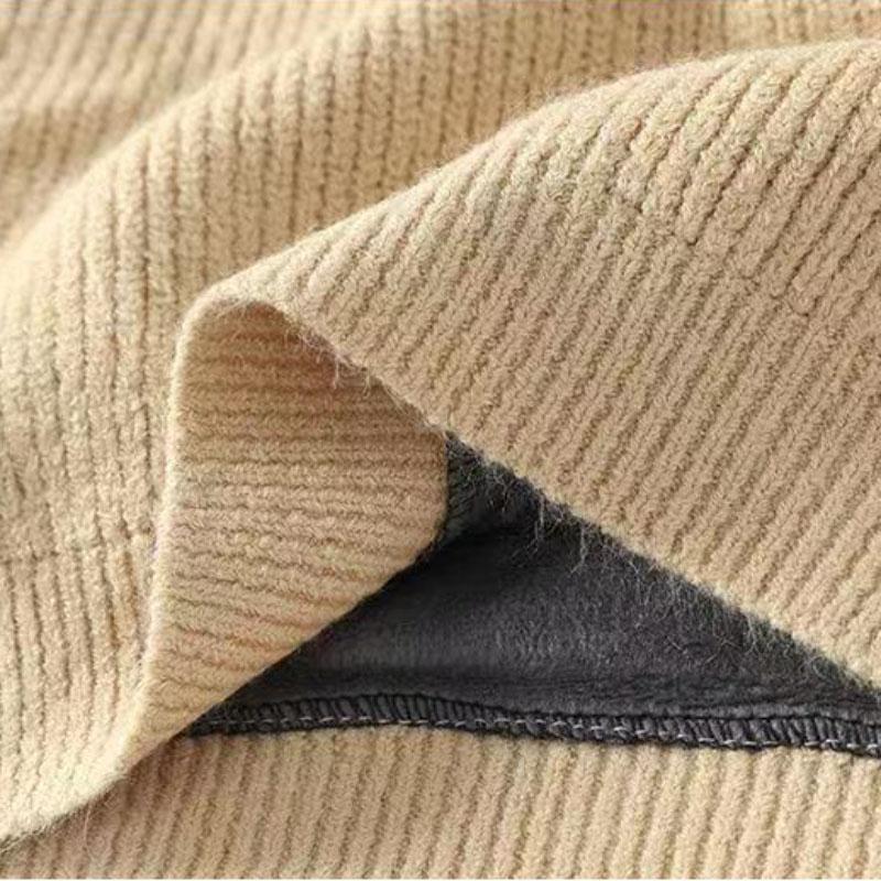 Autumn and Winter Men's Sweaters Round Neck Warm Knit Sweater Men's Half Turtleneck Sweater