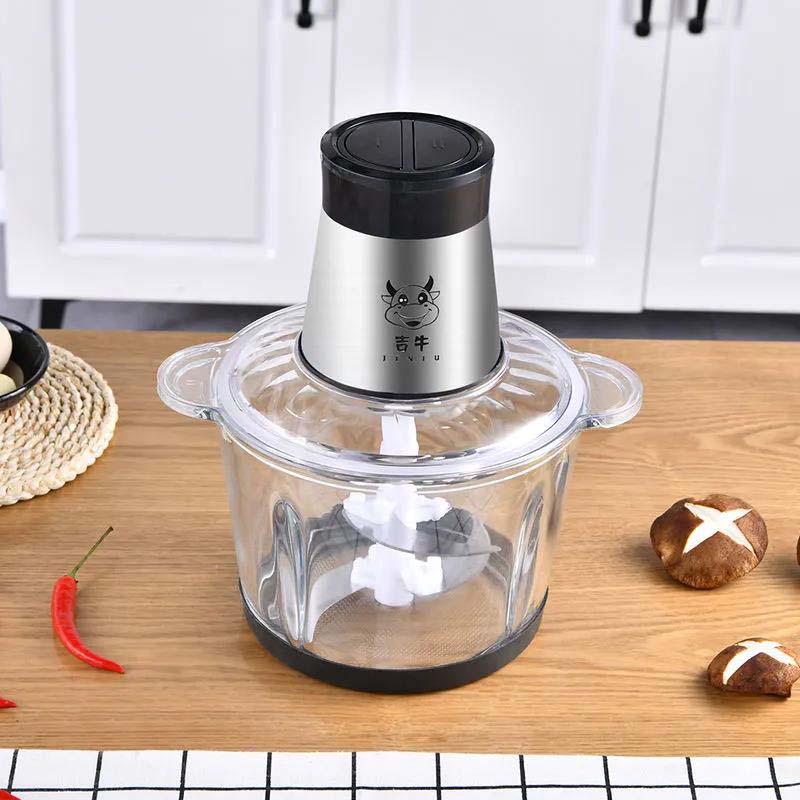 Meat Grinder for Cutting Meat Stuffing Electric Household Automatic Stainless Steel Stirring and Crushing Vegetable Multifunctional Cooking Machine