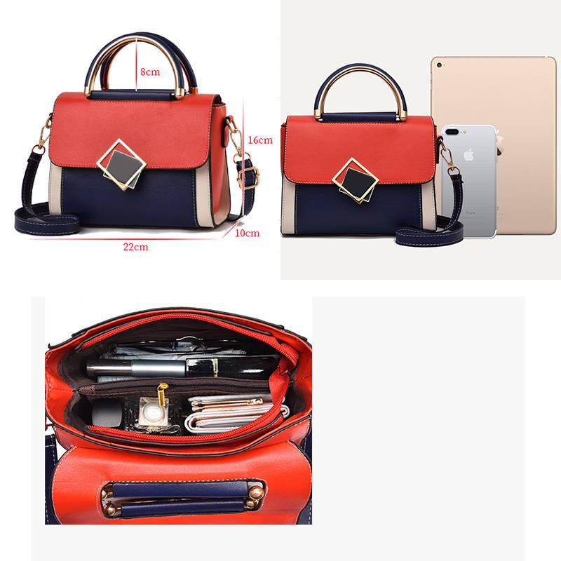 Women Fashion Pu Leather Shoulder Bag Elegant Crossbody Handbags