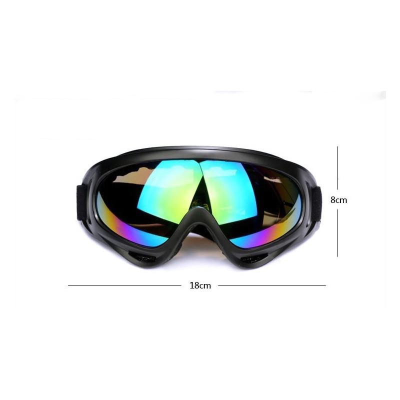 WTEMPO Unisex Motorcycle Riding Goggles Outdoor Sport Sunglasses Windbreak Sand-Proof Tactical Ski G
