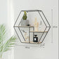 Simple-style Metal Storage Rack Living Room Storage Platform Bookshelf Decoration Display Shelf