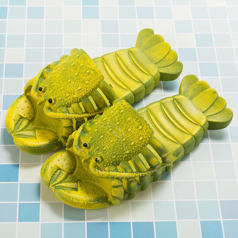 Parent-child Slippers for Men and Women Summer Creative Cute Crayfish Slippers To Wear Beach Sandals Outside Home