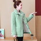 Lapel Lamb Wool Coat Winter Fashion Short Thick Warm Plush Cotton Coat Suitable for Young and Middle-aged Women