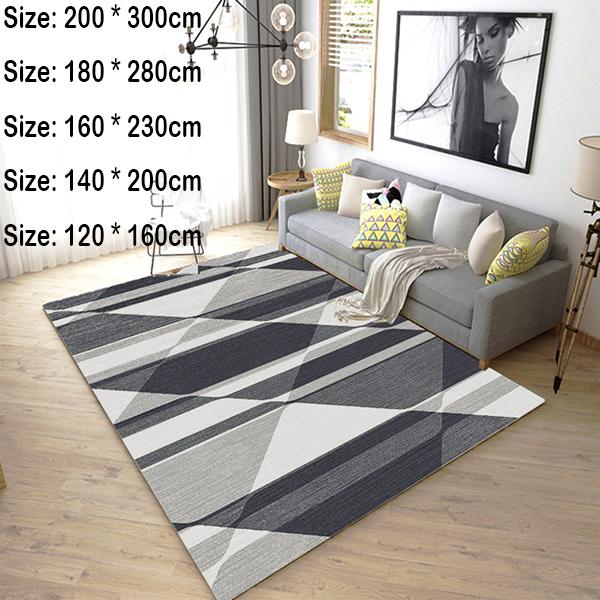 Living room carpet sofa coffee table pad room full bedside home carpet 3D European style carpet