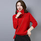 Autumn and Winter Mohair Turtleneck Sweater Short Loose Knit Bottoming Shirt Casual Women's Top