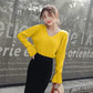 Flare Sleeve Sweaters and Pullovers Autumn Winter Knitted Sweater Women Fashion Korean Style Female