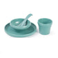 Chinese Style Restaurant Hotel Melamine Two-color Set of Four-piece Creative Anti-fall Imitation Porcelain Tableware