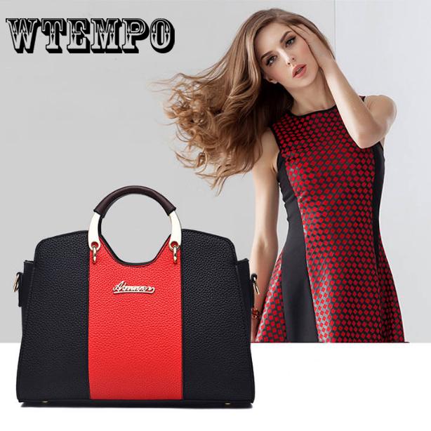 WTEMPO Brand Handbag Fashion Women Shoulder Bag Western Style Handbag
