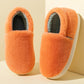 Winter House Women Fur Slippers Soft Memory Foam Sole Cute Cartoon Bedroom Ladies Fluffy Slippers Couples Plush Shoes