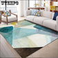 European Ink Painting Pattern Printed Carpet Living Room Rug Bedroom Bedside Anti-slip Mat Floor Mat