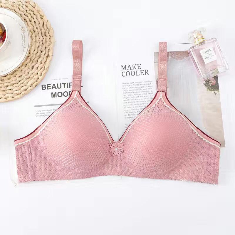 Thin Women's Underwear No Steel Ring Gathered Bra Anti-sagging Breast-feeding Gathered Beautiful Back Breathable Sexy Bra