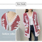 Cardigan Sweater Women's Knitted Sweater Jacket Spring and Autumn Sexy Mid-length Slim-fit Imitation Mink Jacket