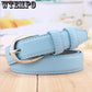 Belt female cowhide casual pin buckle belt female thin 2.5cm wide wild jeans belt