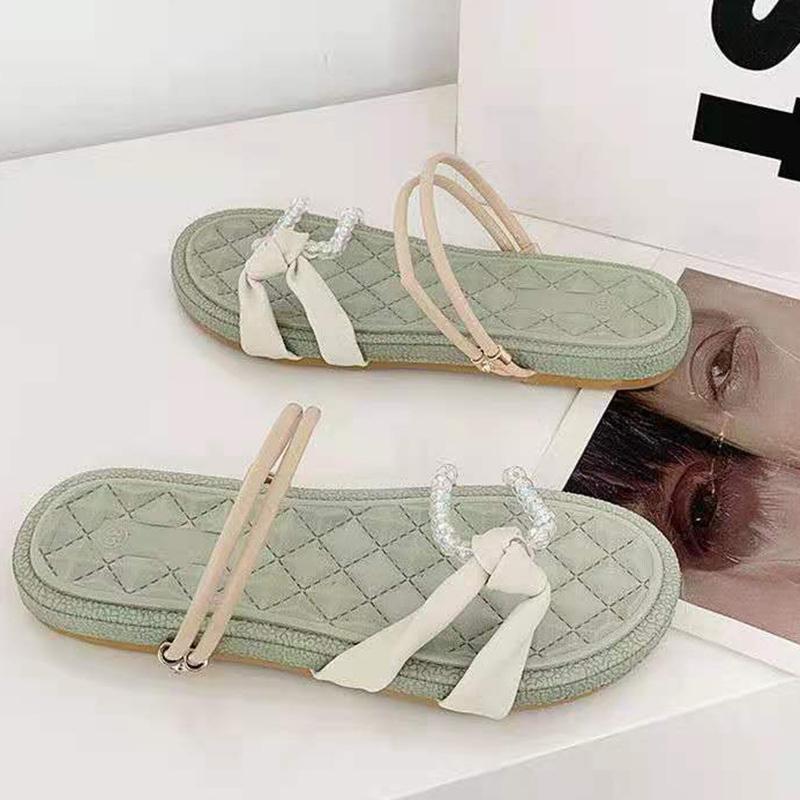 Roman Sandals Female Hemp Rope Two-wear Slippers Female Shoes Summer Students All-match