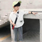 Children's Clothing Boys Spring and Autumn Suits Children's Casual Sports Cool Long Sleeve Shirts and Jeans Two-piece Sets