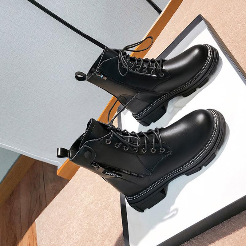 Women's Martin Boots Tide Brand British Style All-match Trendy Platform Boots