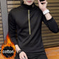 Autumn and winter warm slim body shirt long-sleeved T-shirt men fashion wild sweater men