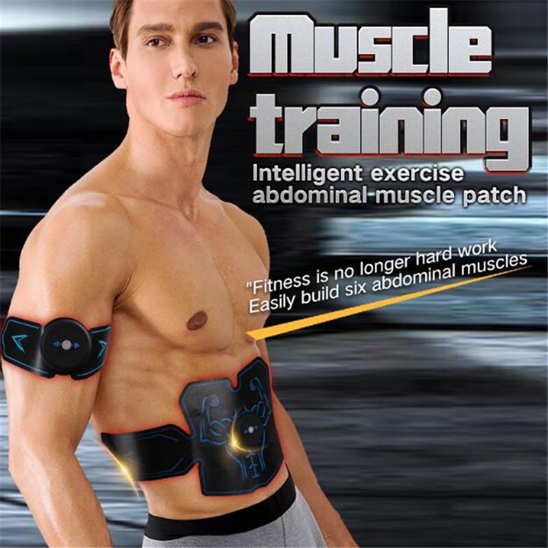 New Ems Muscle Stimulator Trainer Smart Fitness Abdominal Training Stickers Belt Unisex Stickers