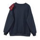 Street Letter Print Round Neck Pullover Sweater Women 2021 Autumn Hip-hop Couple Top