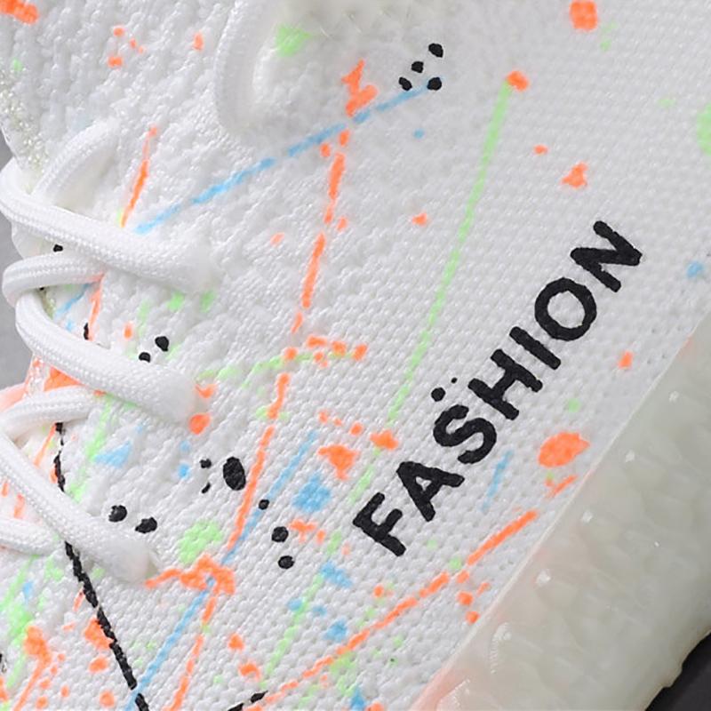 Luminous Gypsophila Men's Fluorescent Shoes Students' Leisure Sports Breathable Running Net Shoes