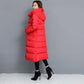 Long Parkas Down Coat Women Winter Jacket Windbreaker Hooded Slim Plus Size Parkas Coats Down Jackets