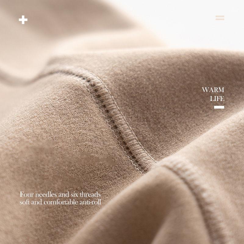 Women Long Sleeve Thermal Underwear Winter Thicken Tight Suit Sexy Pajamas Autumn Windproof High Elasticity Slim Body Comfortable Breathable Versatile