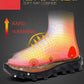 Leather Snow Boots Men Winter Plus Velvet High-top Boots Waterproof Non-slip Warm Work Boots