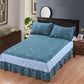 Bedding Cotton Bedroom Mattress Cover Korean Print Lace Mattress Anti-slip Protection Dust Cover