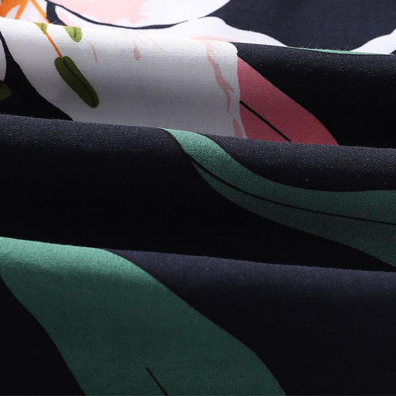 Cotton Silk Dress Female Summer Wear Short-sleeved Fashion Big Sleepers