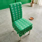 Two-piece Thickened Chair Cover Home Dining Chair Cover Universal Elastic Stool Cover Seat Cover Hotel Dining Table and Chair Cover
