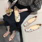 Soft Bottom Peas Shoes Women Spring Summer Sweet Pineapple Cherry Strawberry Flat Bottom Shallow Mouth Single Shoes Slip-on Shoes Casual Flat Shoes