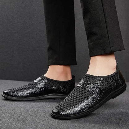 Summer Breathable Mesh Men's Shoes Lazy Casual Sandals Men