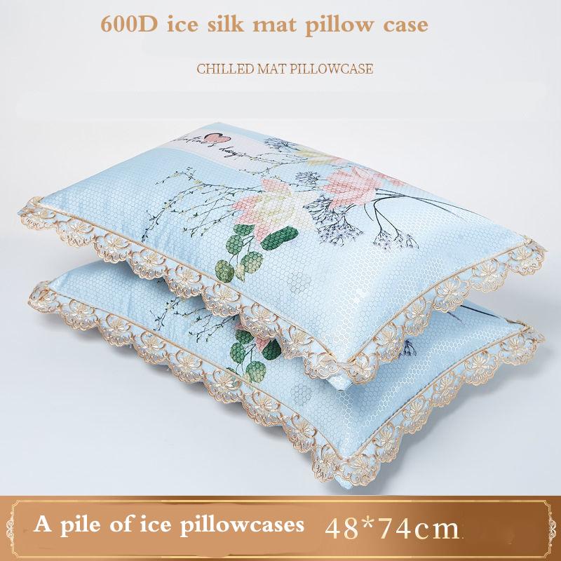 A Pair of Genuine Ice Silk Pillowcases Can Be Machine Washable